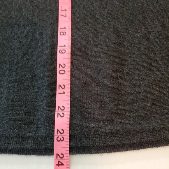 Eileen Fisher grey skirt merino knit XS / TP minimalist laggenlook luxury - Picture 7 of 8